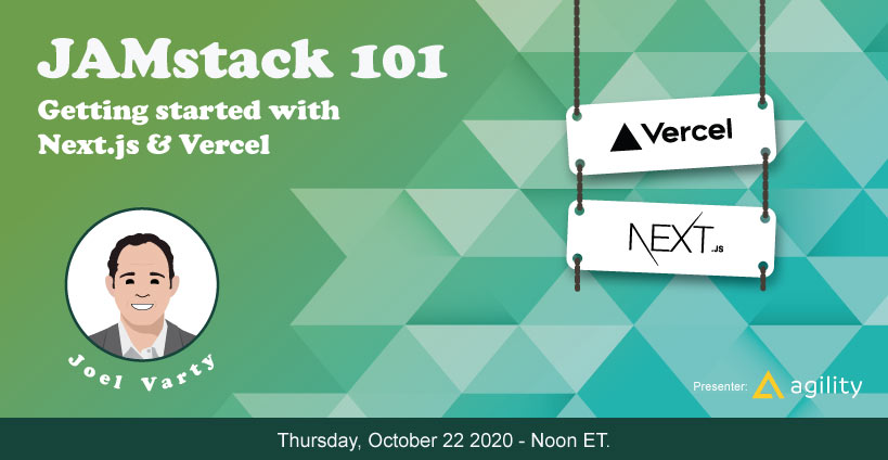Banner for Jamstack 101: Getting Started with Next.js and Vercel