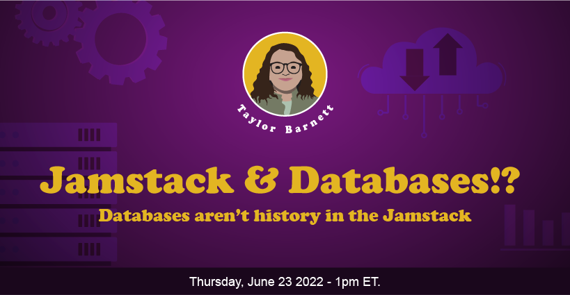 Banner for Databases Aren't History in the Jamstack