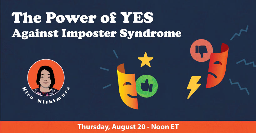 Banner for The Power of YES Against Imposter Syndrome